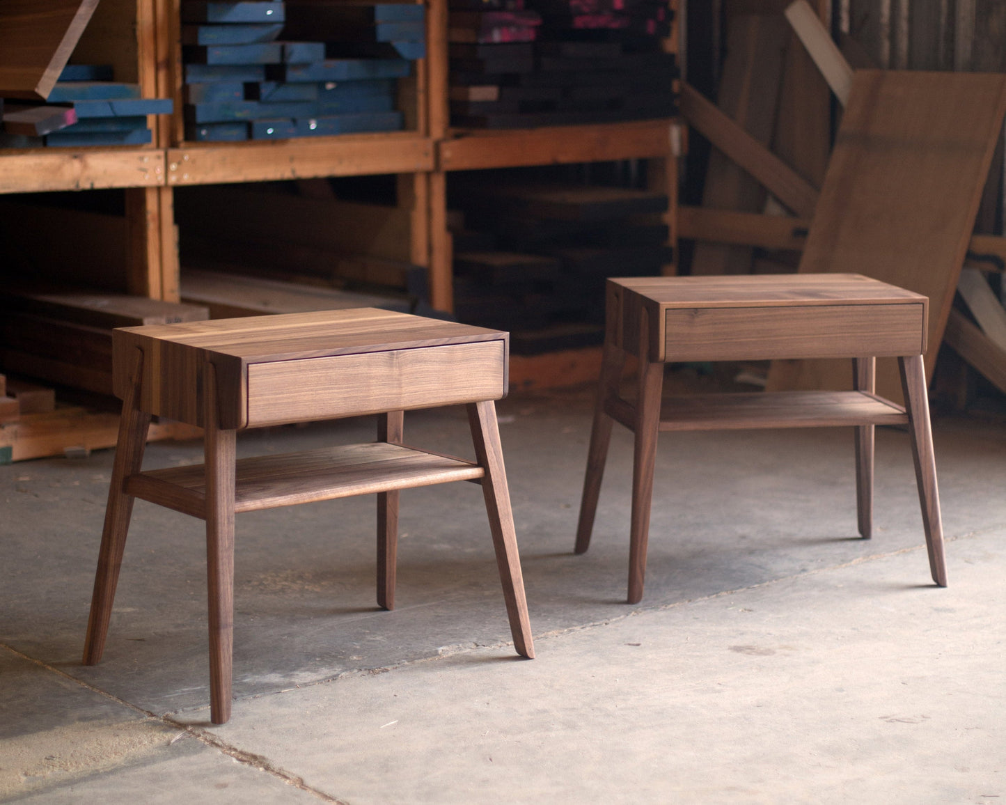 Tuki Bedside Tables x 2 / Excess Stock